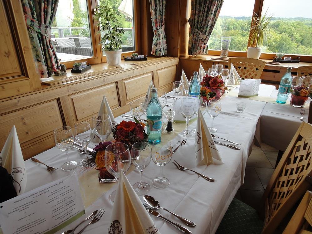 Berggasthof Hotel Igelwirt Schnaittach Étterem fotó